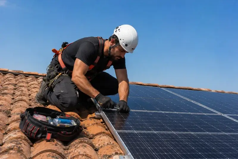 Maintenance et monitoring de panneaux solaires à Fay-de-Bretagne