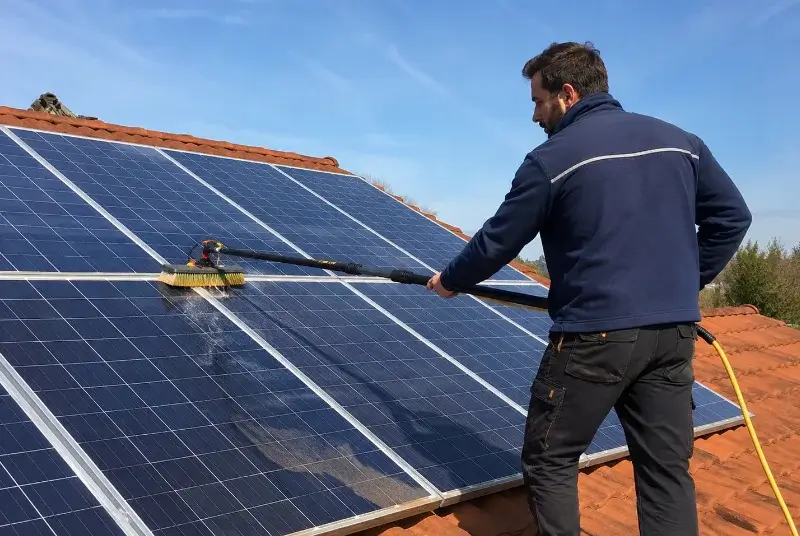 Nettoyage et entretien de panneaux solaires à Fay-de-Bretagne